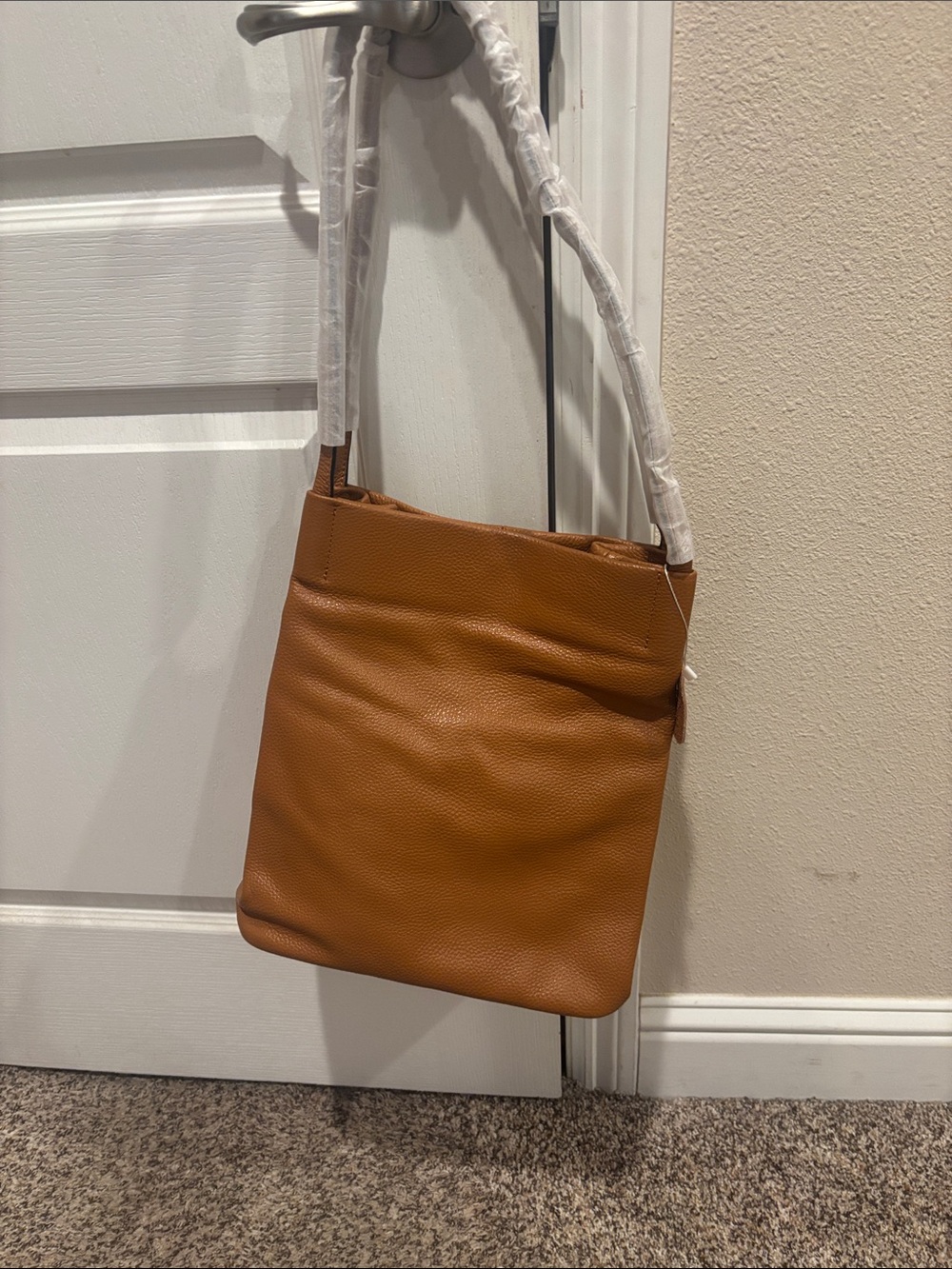 Genuine Leather Shoulder Bag - Women's Everyday Crossbody